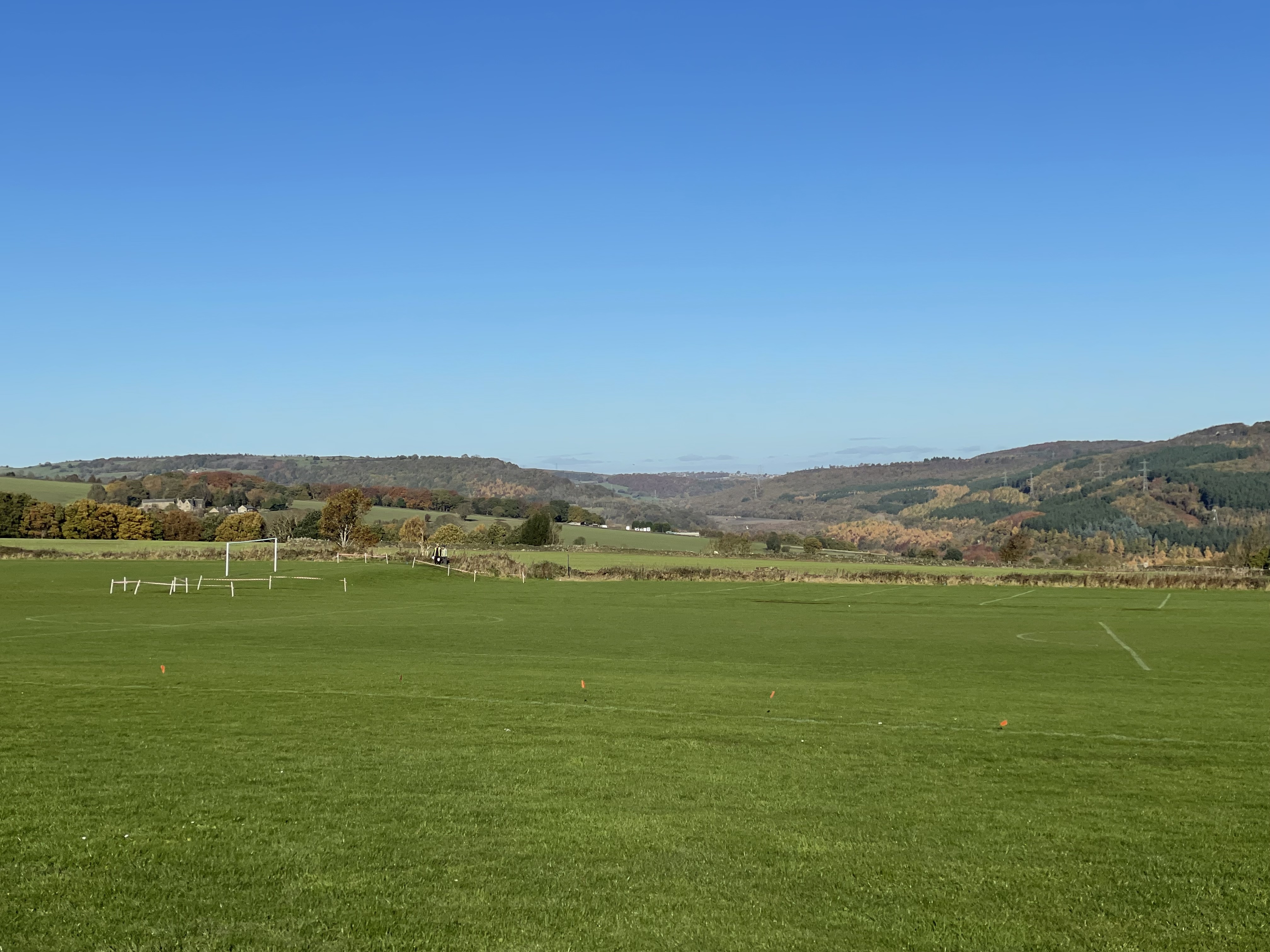 view of the countryside around worrall as seen from the back of bradfield school